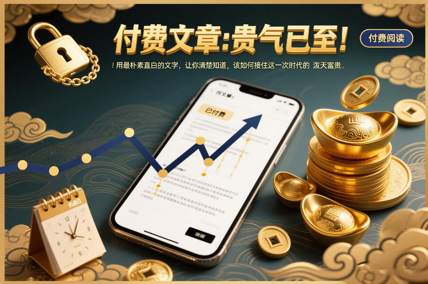 付费文章：贵气已至！用最朴素直白的文字，让你清楚知道，该如何接住这一次时代的泼天富贵-87副业网 - 互联网副业项目资源分享平台