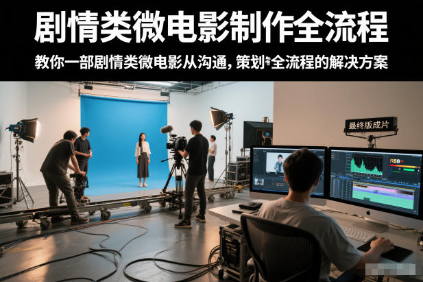 剧情类微电影制作全流程，教你一部剧情类微电影从沟通，策划到拍摄制作全流程的解决方案-87副业网 - 互联网副业项目资源分享平台