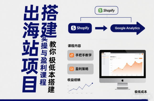 小淘出海站项目，搭建实操与盈利课程，手把手教你用极低成本搭建-87副业网 - 互联网副业项目资源分享平台