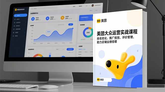 美团大众运营实战课程，排名优化、推广投放、评价管理，助力店铺业绩倍增-87副业网 - 互联网副业项目资源分享平台