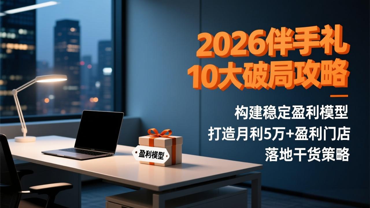 2026伴手礼10大破局攻略：构建稳定盈利模型，打造月利5万+盈利门店，落地干货策略-87副业网 - 互联网副业项目资源分享平台
