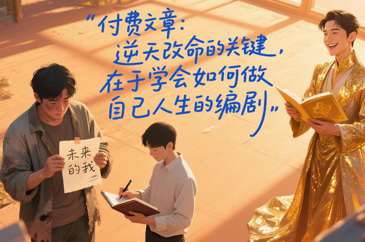 付费文章：逆天改命的关键，在于学会如何做自己人生的编剧-87副业网 - 互联网副业项目资源分享平台