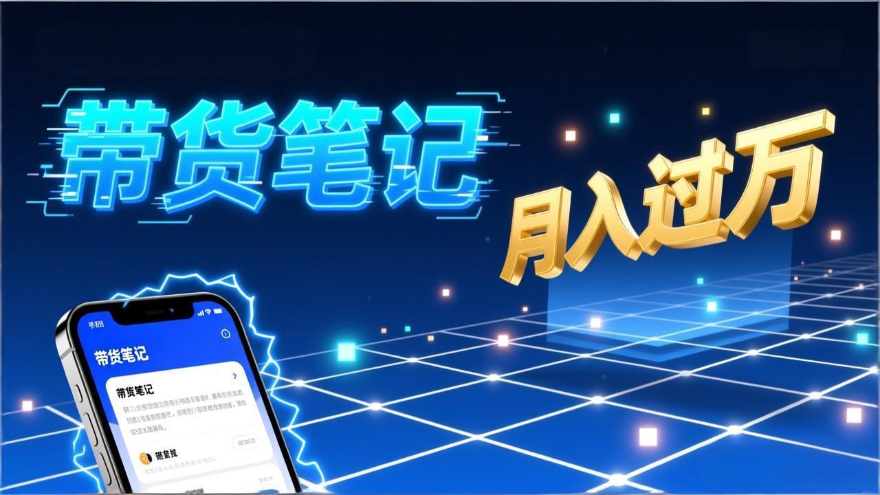 小红书爆款笔记带货实战：拆解封面标题正文全要素，手把手教你单篇笔记带货月入过万-87副业网 - 互联网副业项目资源分享平台