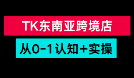 TikTok东南亚跨境从0-1认知实操课-87副业网 - 互联网副业项目资源分享平台
