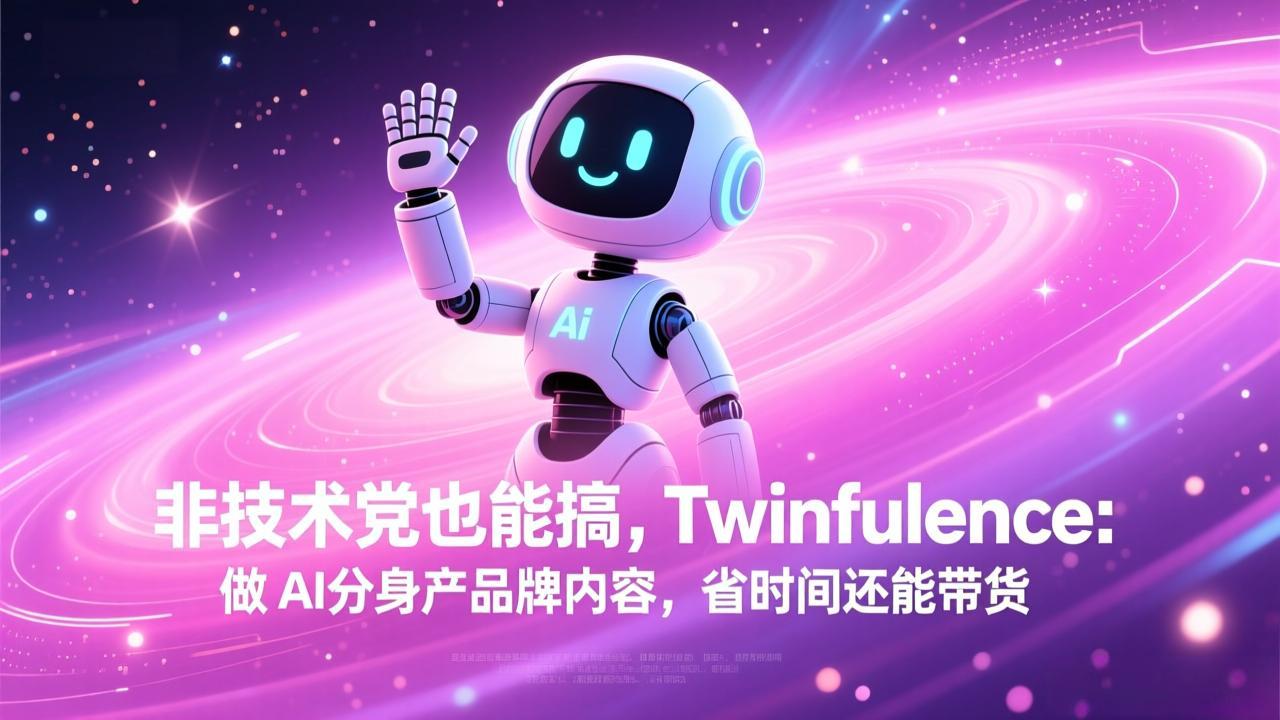 非技术党也能搞!Twinfluence:做 AI 分身产品牌内容,省时间还能带货-87副业网 - 互联网副业项目资源分享平台