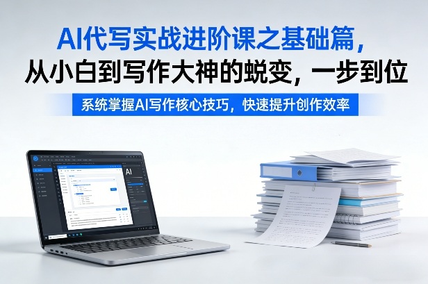 AI代写实战进阶课之基础篇，从小白到写作大神的蜕变，一步到位【揭秘】-87副业网 - 互联网副业项目资源分享平台