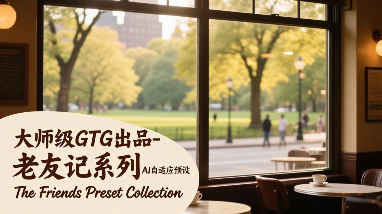 大师级GTG出品-老友记系列AI自适应预设The Friends Preset Collection-87副业网 - 互联网副业项目资源分享平台