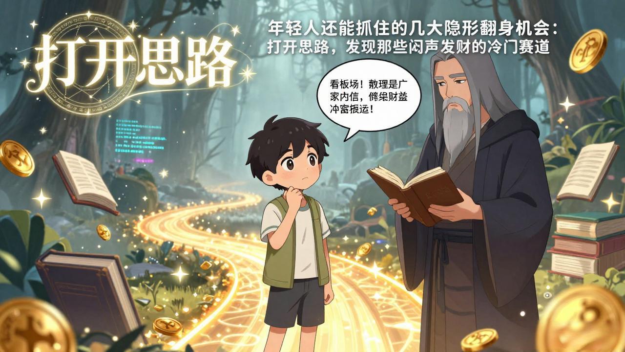 付费文1+2：年轻人还能抓住的几大隐形翻身机会：打开思路，发现那些闷声发财的冷门赛道-87副业网 - 互联网副业项目资源分享平台