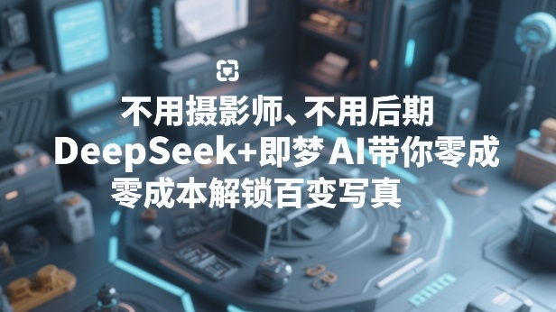 不用摄影师、不用后期，DeepSeek+即梦AI带你零成本解锁百变写真！-87副业网 - 互联网副业项目资源分享平台