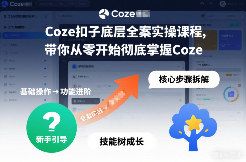 Coze扣子底层全案实操课程，带你从零开始彻底掌握Coze(更新3月)-87副业网 - 互联网副业项目资源分享平台