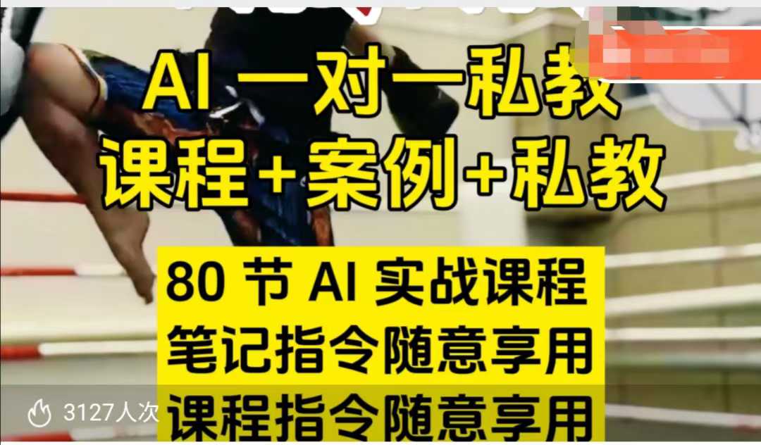 AI指令实战课，课程+案例，80节AI实战课程，笔记指令随意享用，课程指令随意享用(更新26年3月)-87副业网 - 互联网副业项目资源分享平台