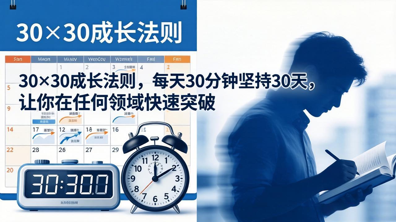 付费文章：30×30成长法则，每天30分钟坚持30天，让你在任何领域快速突破-87副业网 - 互联网副业项目资源分享平台