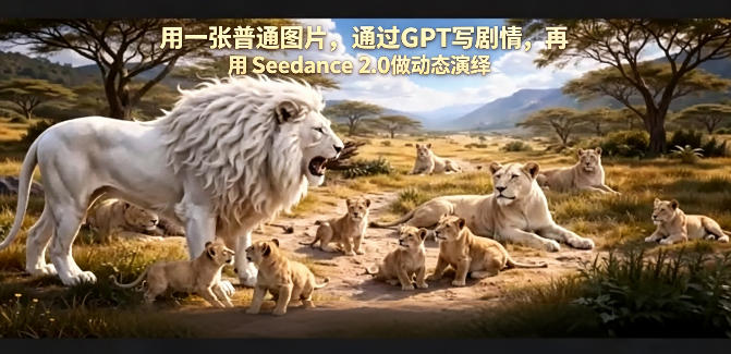 用一张普通图片，通过GPT写剧情，再用Seedance 2.0做动态演绎，居然能生成迪士尼风格搞笑动画-87副业网 - 互联网副业项目资源分享平台