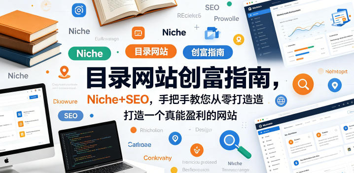 目录网站创富指南，Niche+SEO，手把手教您从零打造打造一个真能盈利的网站【原创双语字幕】-87副业网 - 互联网副业项目资源分享平台