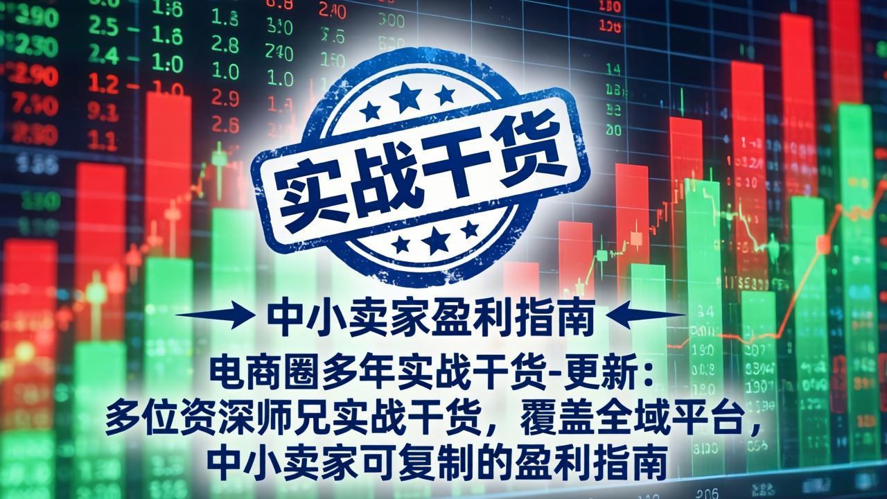 电商圈多年实战干货-更新5月10：多位资深师兄实战干货/覆盖全域平台，中小卖家可复制的盈利指南-87副业网 - 互联网副业项目资源分享平台