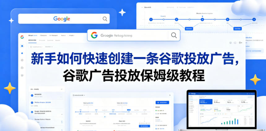 新手如何快速创建一条谷歌投放广告，谷歌广告投放保姆级教程-87副业网 - 互联网副业项目资源分享平台
