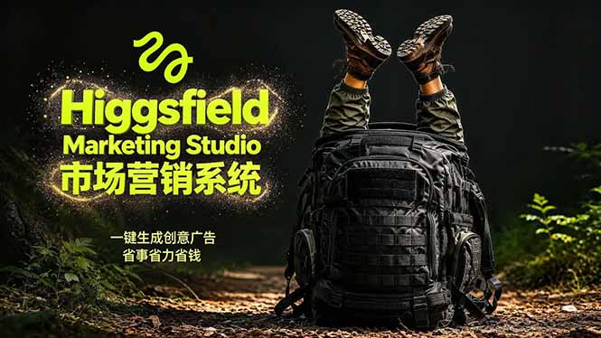 AI广告工作流实战：从脚本到画面用Higgsfield完成，商家也能做品牌视频，省万元成本！附提示词-87副业网 - 互联网副业项目资源分享平台