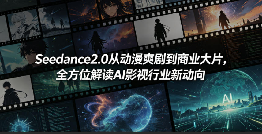 Seedance2.0从动漫爽剧到商业大片，全方位解读AI影视行业新动向-87副业网 - 互联网副业项目资源分享平台
