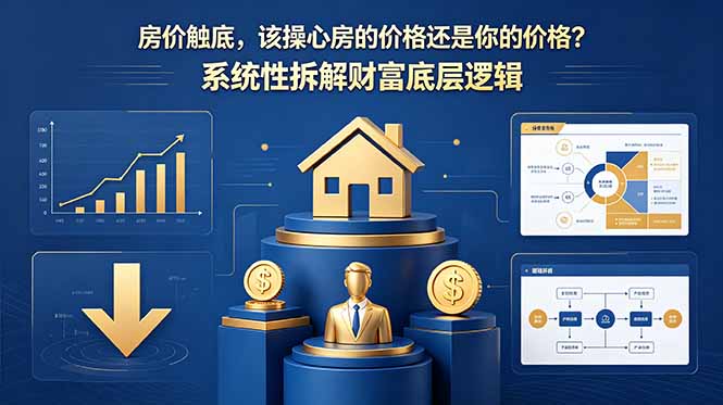 付费文章:房价触底,该操心房的价格还是你的价格?系统性拆解财富底层逻辑-87副业网 - 互联网副业项目资源分享平台