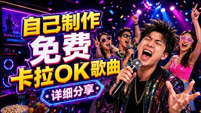 免费卡拉OK歌曲制作全攻略:音轨分离字幕制作,零基础快速做出专业K歌视频-87副业网 - 互联网副业项目资源分享平台