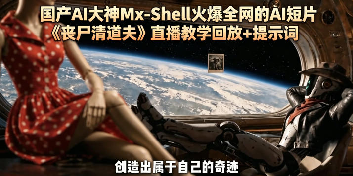 国产AI大神Mx-Shell火爆全网的AI短片《丧尸清道夫》直播教学回放+提示词-87副业网 - 互联网副业项目资源分享平台