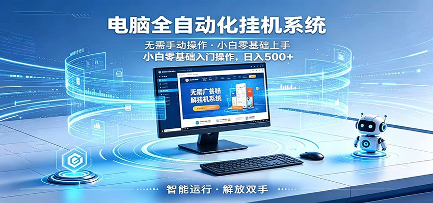 智能广告挂机无需值守，小白上手轻松实现每日增收-87副业网 - 互联网副业项目资源分享平台