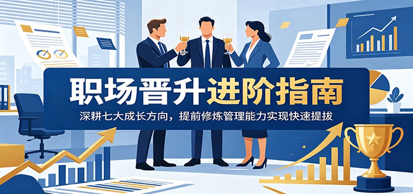 职场晋升进阶指南:深耕七大成长方向,提前修炼管理能力实现快速提拔-87副业网 - 互联网副业项目资源分享平台