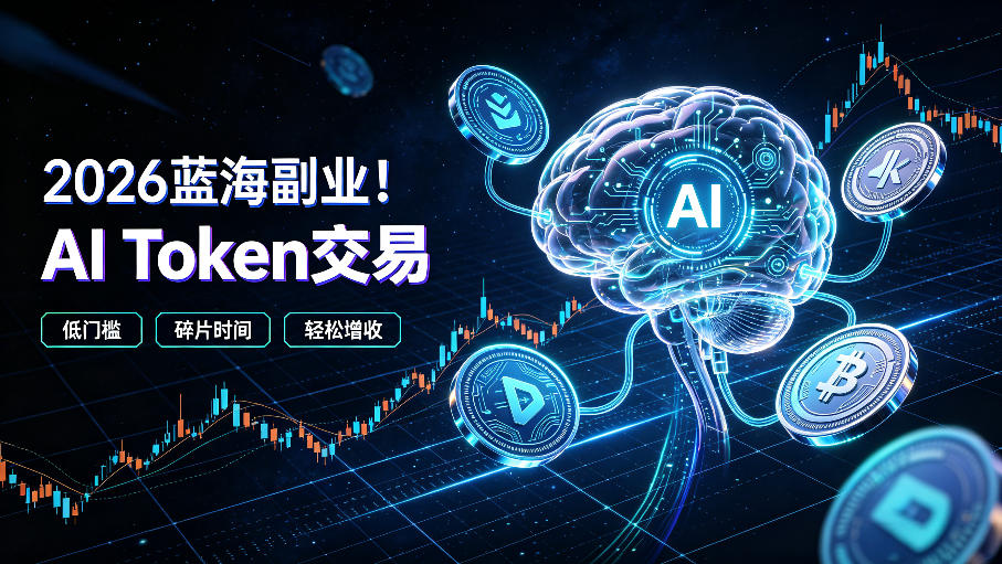 2026全新风口副业｜AI智能Token交易，空闲时间轻松 賺 收益，无需全天盯盘【揭秘】-87副业网 - 互联网副业项目资源分享平台