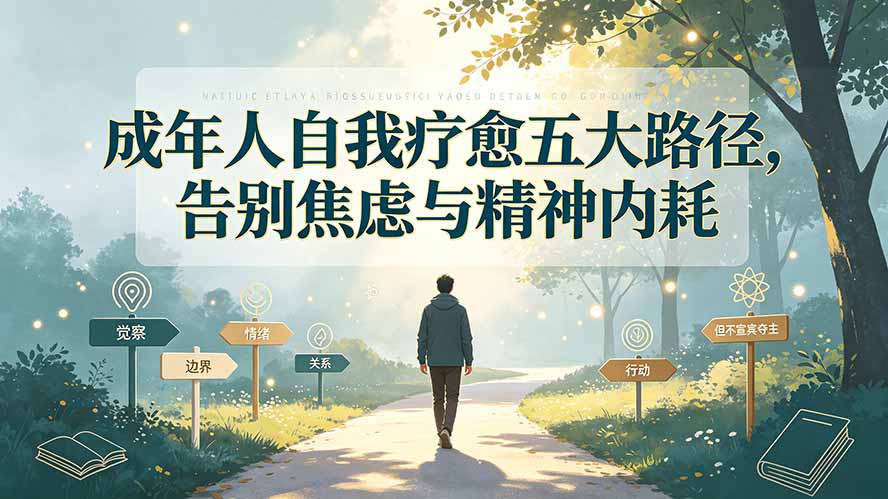 付费文章:成年人自我疗愈五大路径,告别焦虑与精神内耗-87副业网 - 互联网副业项目资源分享平台