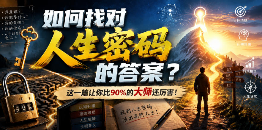 付费文章：如何找对人生密码的答案？这一篇让你比90%的大师还厉害！-87副业网 - 互联网副业项目资源分享平台