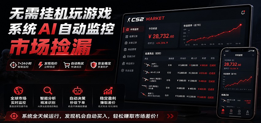 系统AI自动监控市场捡漏，不用玩游戏，只需要一部手机，支持任何形式数据验证-87副业网 - 互联网副业项目资源分享平台