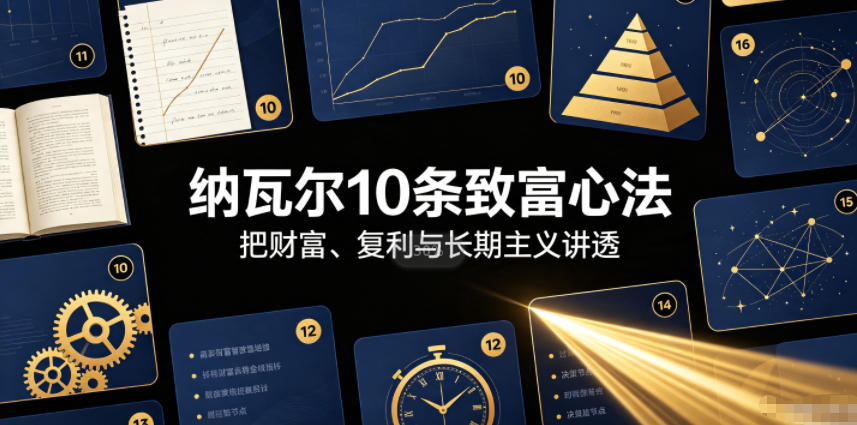 付费文章：纳瓦尔10条致富心法-87副业网 - 互联网副业项目资源分享平台