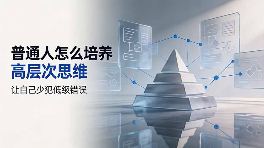 付费文章：普通人怎么培养高层次思维，让自己少犯低级错误-87副业网 - 互联网副业项目资源分享平台
