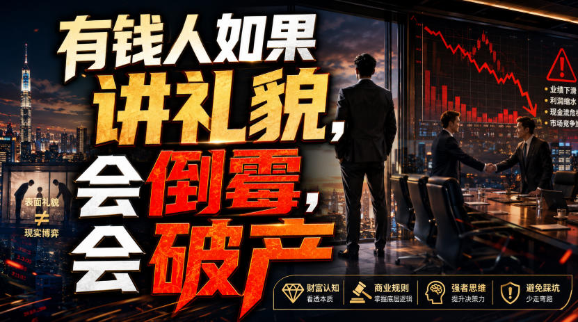 付费文章：有钱人如果讲礼貌，会倒霉，会破产-87副业网 - 互联网副业项目资源分享平台