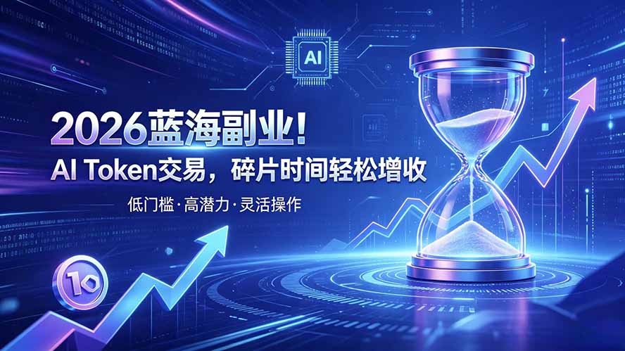AI Token算力赛道！普通人可入局的数字副业 - 87副业网