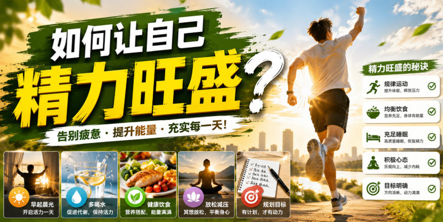 付费文章：如何让自己精力旺盛？ - 87副业网