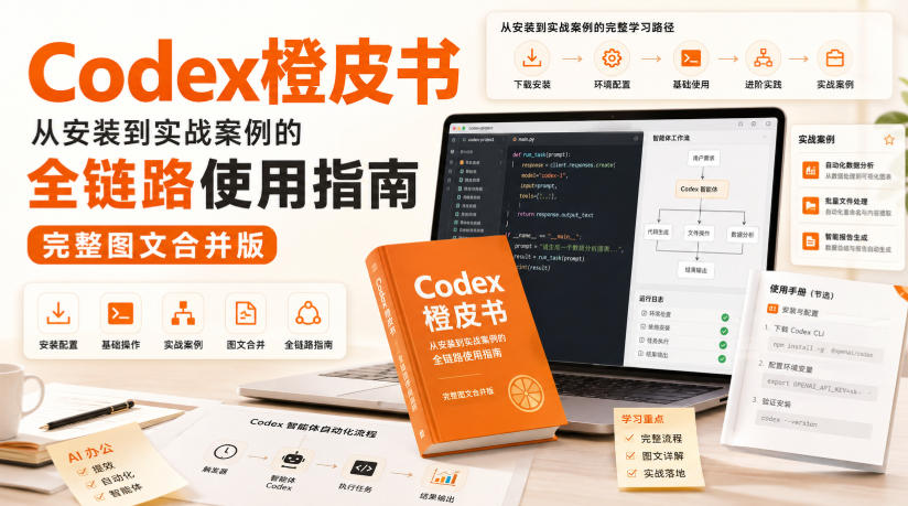 Codex橙皮书，从安装到实战案例的全链路使用指南，完整图文合并版 - 87副业网