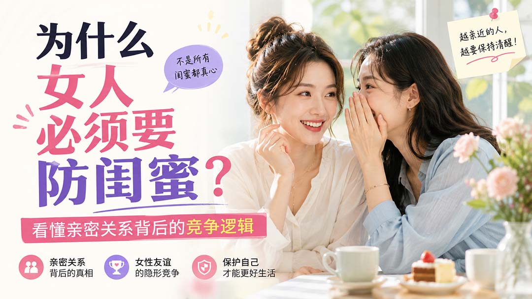 付费文章：为什么女人必须要防闺蜜？看懂亲密关系背后的竞争逻辑 - 87副业网