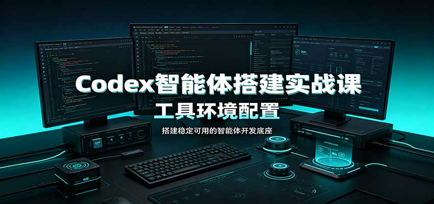 Codex智能体搭建实战课：工具环境配置，自定义技能开发，多业务自动化教学-87副业网 - 互联网副业项目资源分享平台