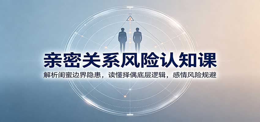 亲密关系风险认知课：解析闺蜜边界隐患，读懂择偶底层逻辑，感情风险规避 - 87副业网
