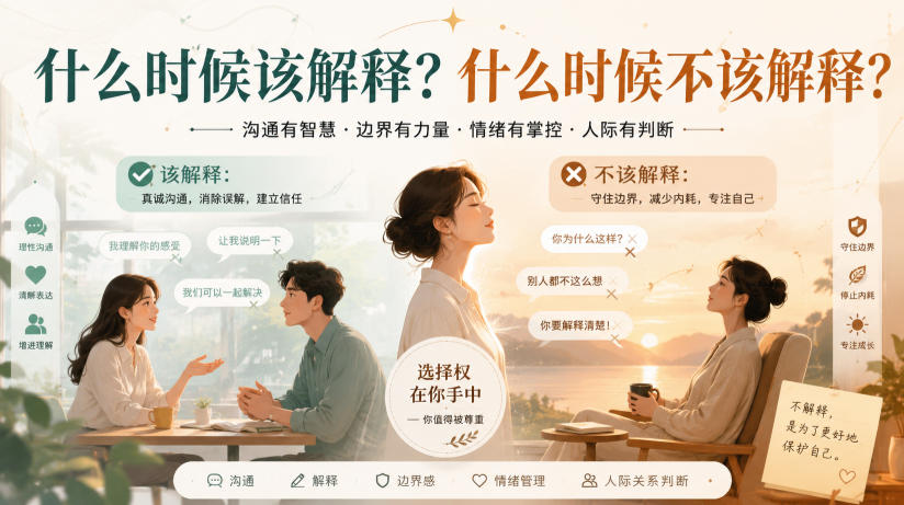 付费文章：什么时候该解释？什么时候不该解释？ - 87副业网