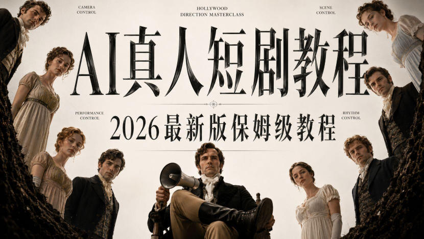 AI真人短剧制作全流程，AI视频大佬专为零基础研制的AI短剧教程，保姆级教程，新手一学就会！ - 87副业网