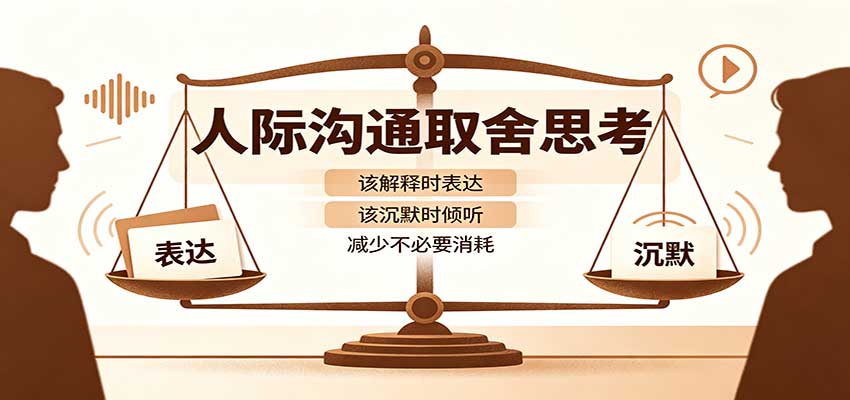 人际沟通取舍思考：分清解释与沉默边界，拿捏职场生活沟通分寸减少情绪内耗 - 87副业网