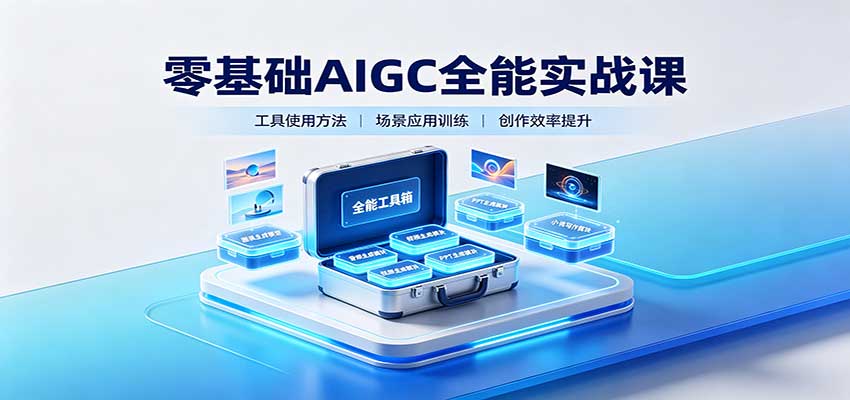 零基础AIGC全能实战课：覆盖绘画、影音、PPT、小说多场景AI创作-87副业网 - 互联网副业项目资源分享平台