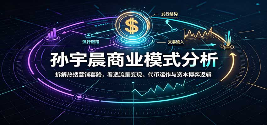 孙宇晨商业模式分析：拆解热搜营销套路，看透流量变现、代币运作与资本博弈逻辑 - 87副业网
