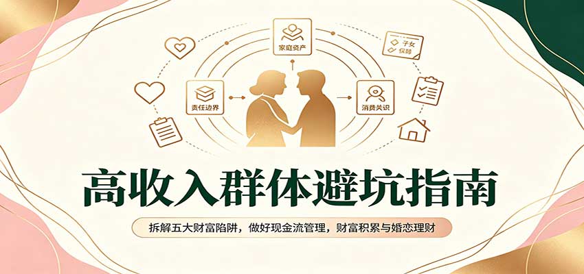 高收入群体避坑指南:拆解五大财富陷阱,做好现金流管理,财富积累与婚恋理财-87副业网 - 互联网副业项目资源分享平台