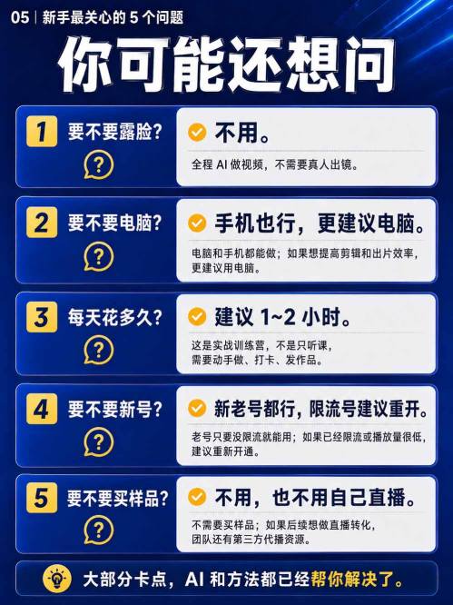 视频号Ai爆品带货,不露脸、不直播、不买样品、不开店、不发货,AI做视频也能带货,轻松单日佣金1k+