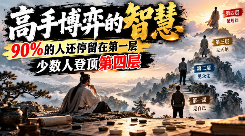 付费文章：高手博弈的智慧，90%的人还停留在第一层，少数人登顶第四层-87副业网 - 互联网副业项目资源分享平台