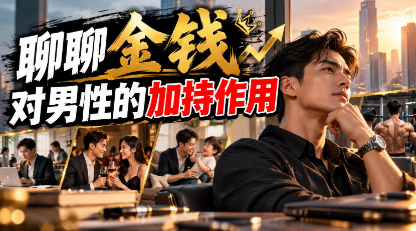 某公众号付费文章：聊聊金钱对男性的加持作用 - 87副业网