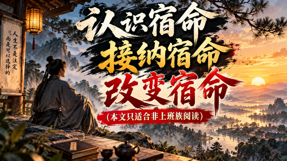 某公众号付费文章：认识宿命，接纳宿命，改变宿命(本文只适合非上班族阅读) - 87副业网